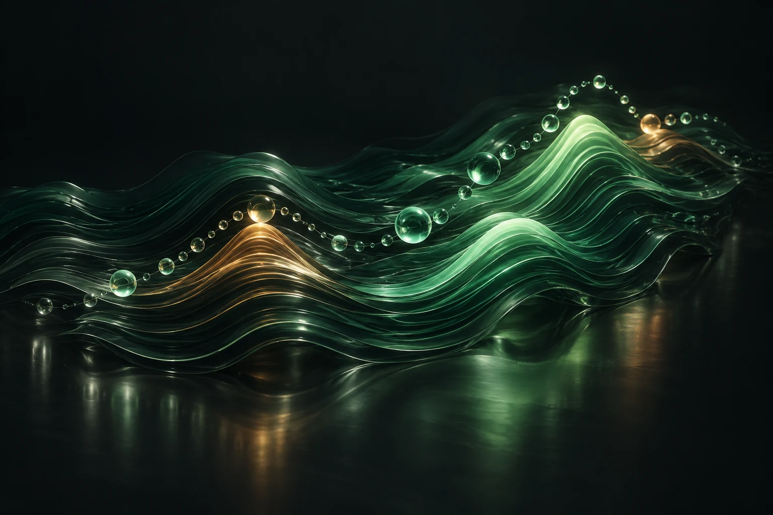 Editorial interpretation of liquidity layers and executed volume in a heatmap