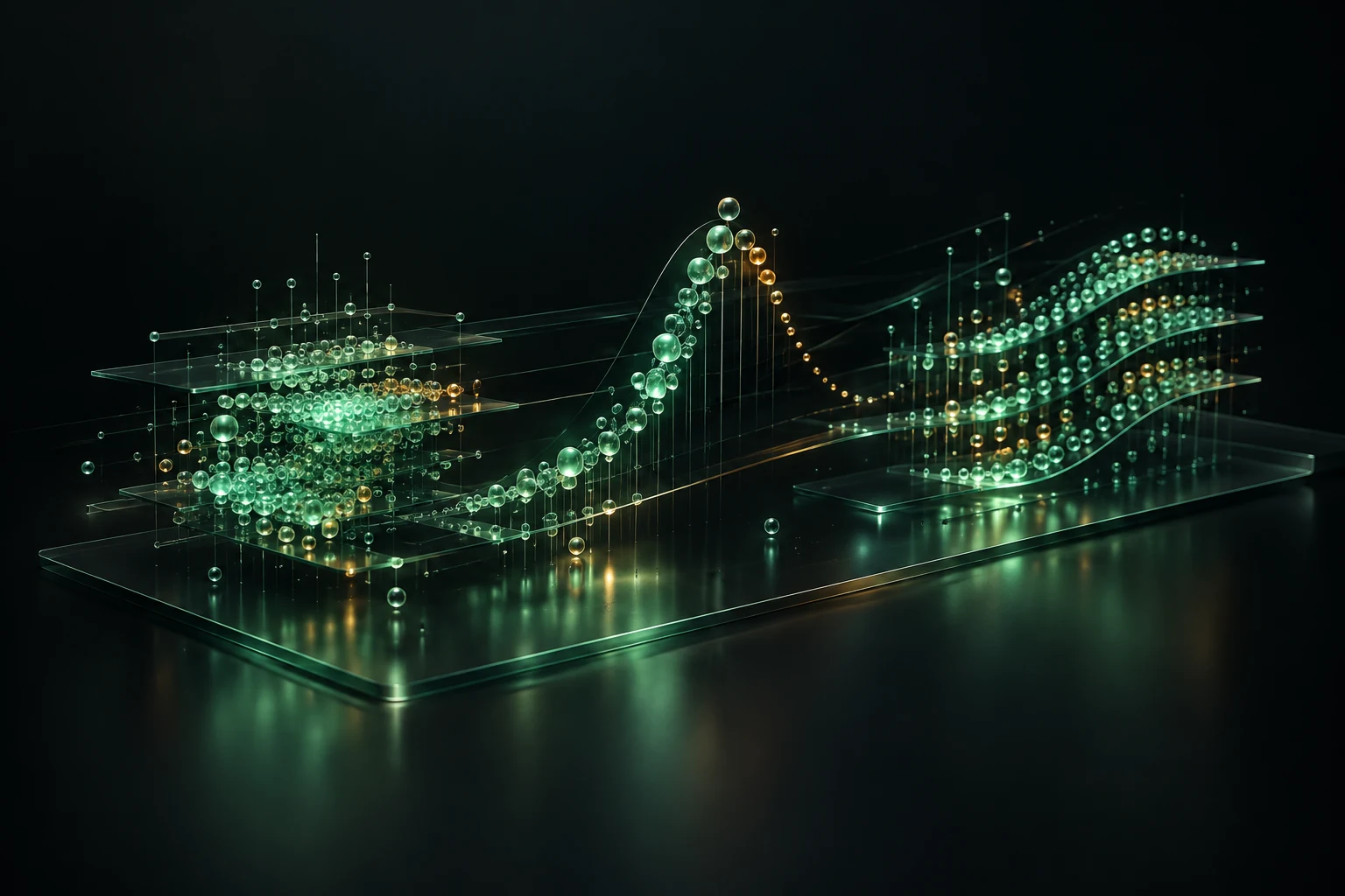 Editorial illustration of order-flow signals and their market context